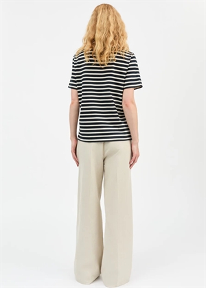 Marron regular tee Navy/Off White Stripe Skall Studio 